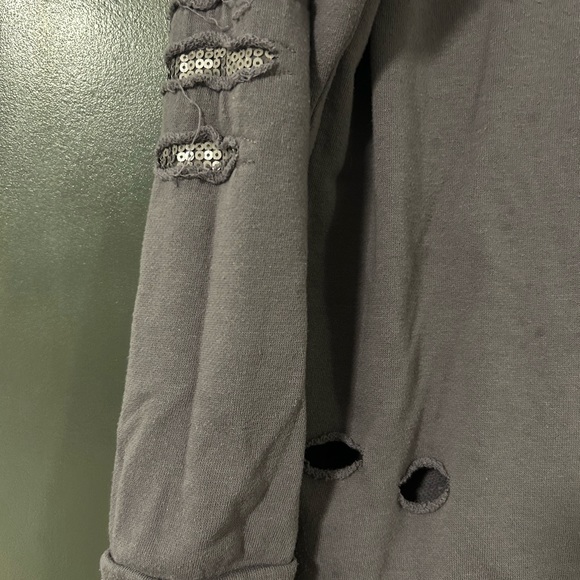 Mossimo sweatshirt, purple , sequined - Picture 5 of 7